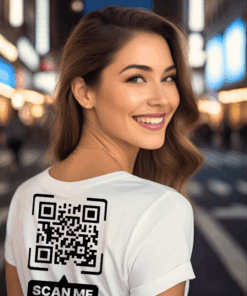 T-Shirt connecté avec  QR Code